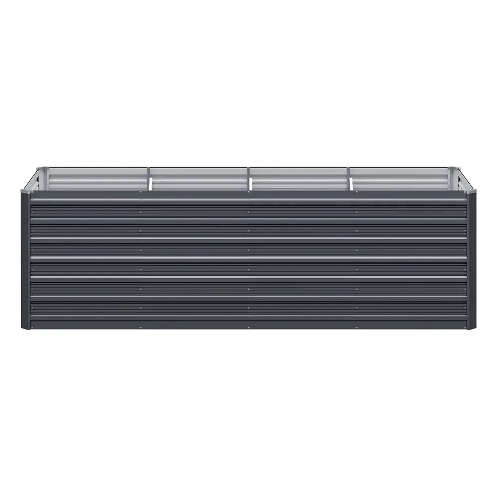 Green Fingers Garden Bed 240x80x77cm Planter Box Raised Container Galvanised - Flea Market