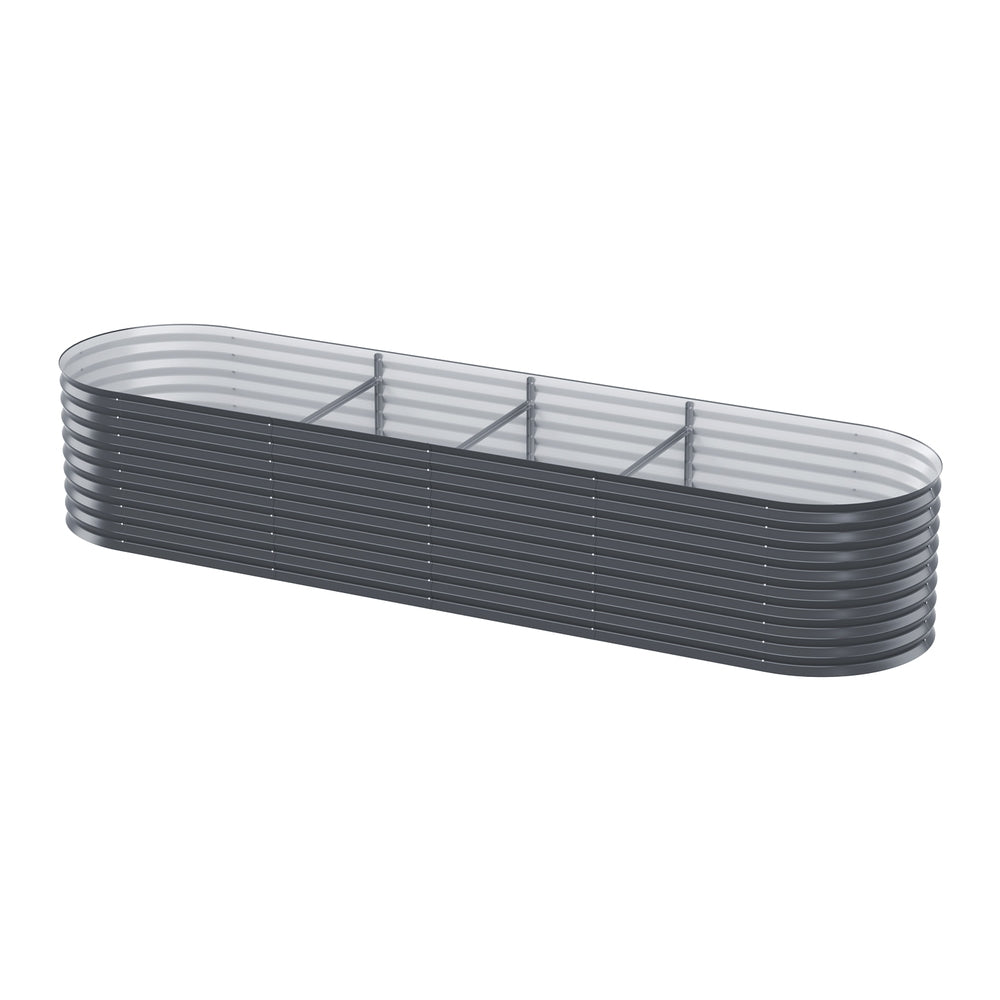 Green Fingers 320cm raised garden bed, 56cm planting depth