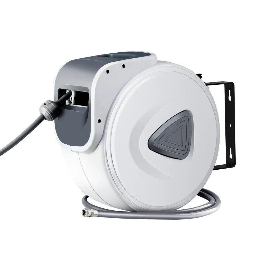 Giantz 10m Retractable Air Hose Reel Wall Mount Swivel Compressor