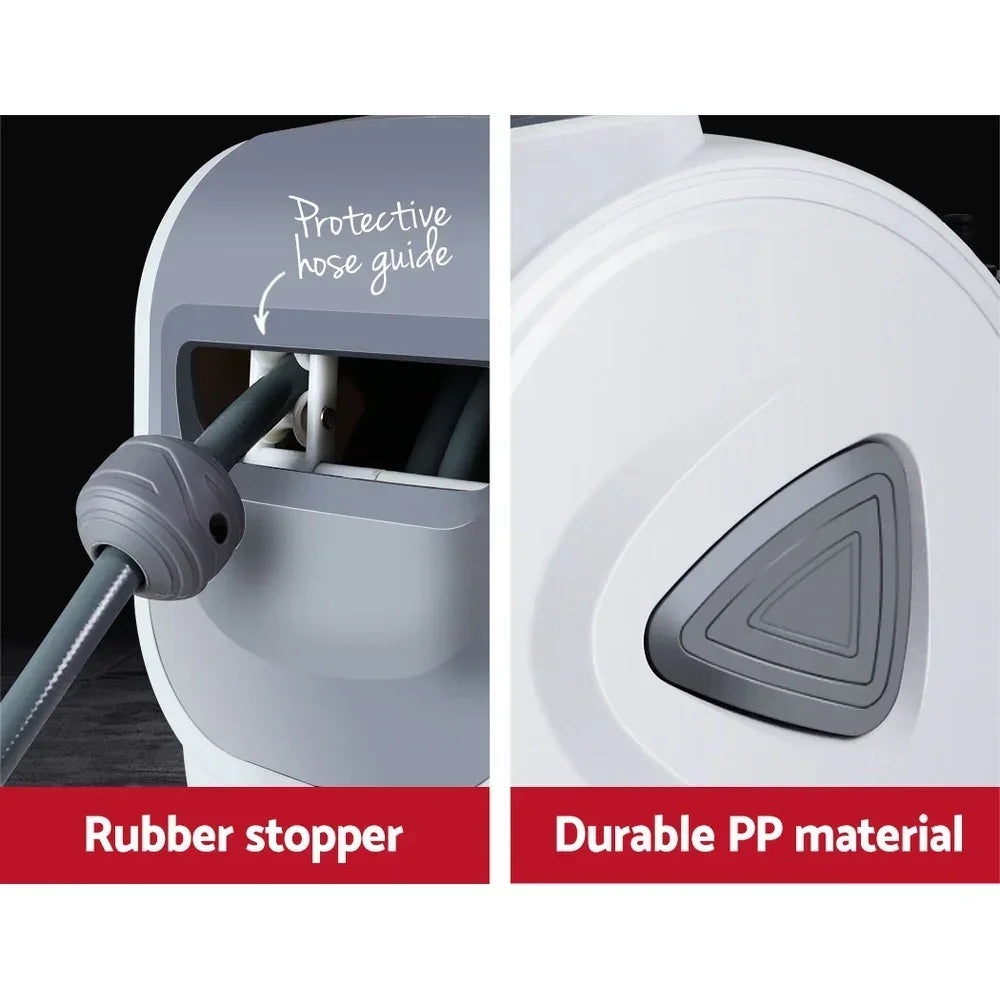 Giantz 20m Retractable Air Hose Reel Wall Mount Swivel Compressor