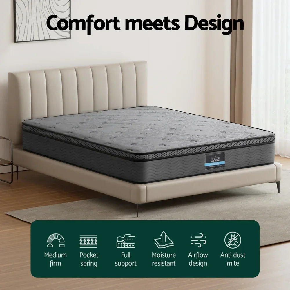 26cm Mattress Bed Giselle Double - Flea Market