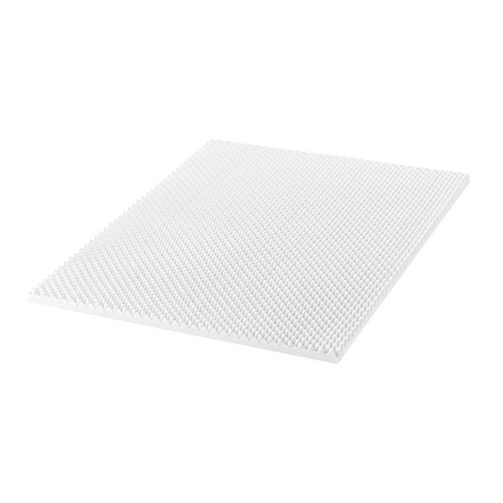 Giselle Bedding Double Mattress Topper, 5cm Egg Crate Foam