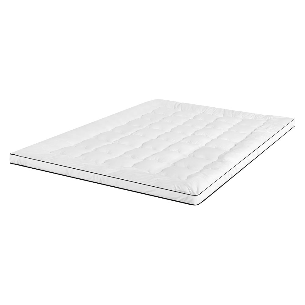 Giselle Bedding King Mattress Topper, 5cm Pillowtop 500GSM Microfibre