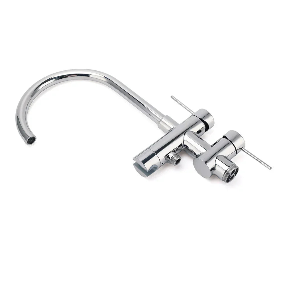 Polished Chrome Bathtub Filler Free Standing Mixer Faucet Tap Spout Handset WELS