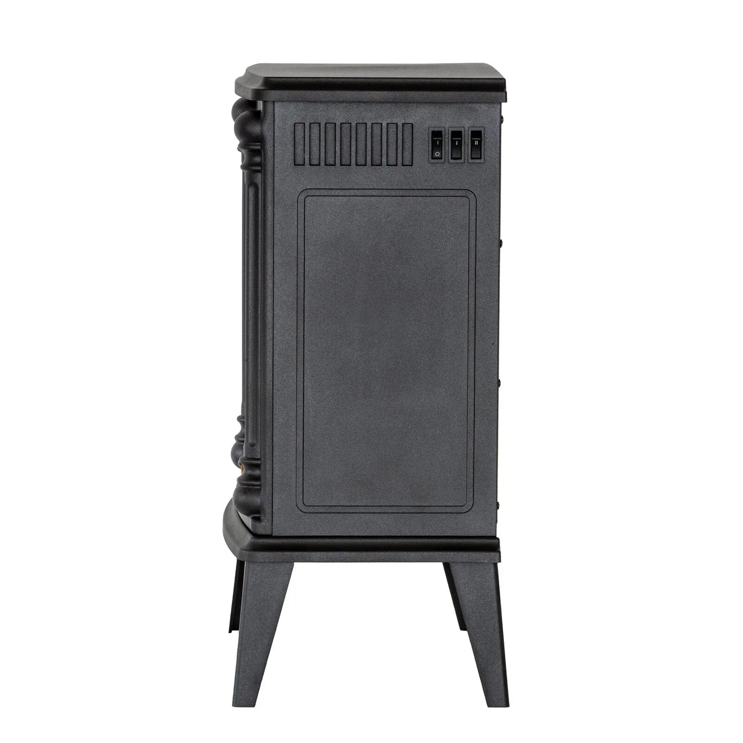 Electric Log Fireplace Heater with Overheat Protection - Stacks Warehouse