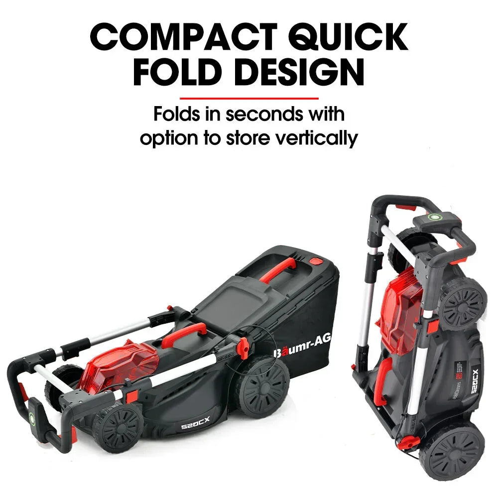 Baumr-AG 520CX 40V Cordless Lawn Mower Kit 17" with Charger