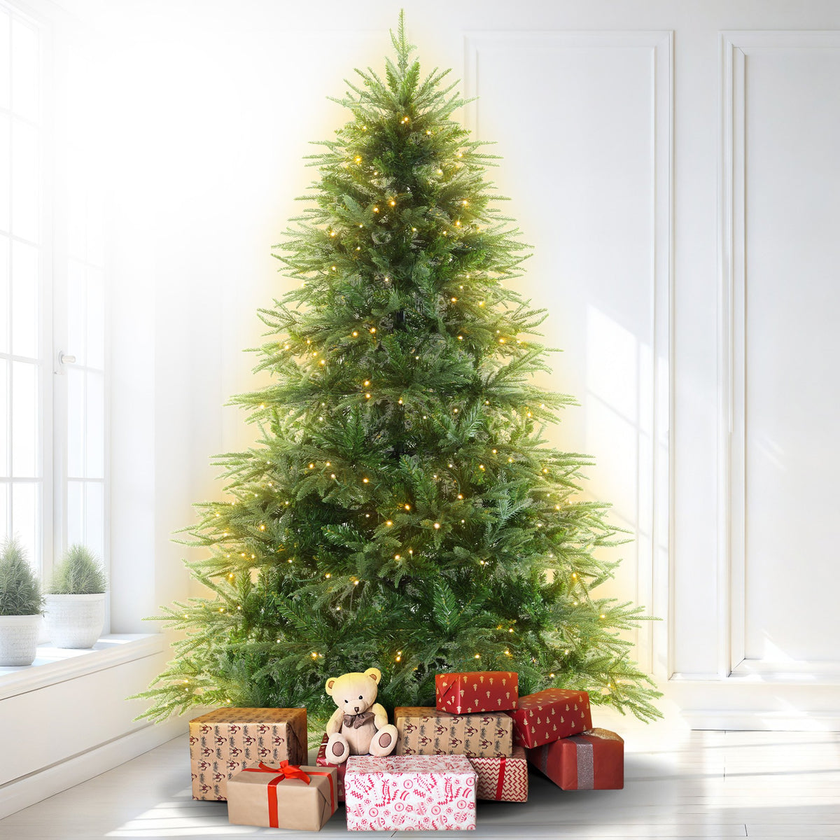 Christabelle 1.8m Everglow Fir Christmas Tree Prelit 300 LED Lights