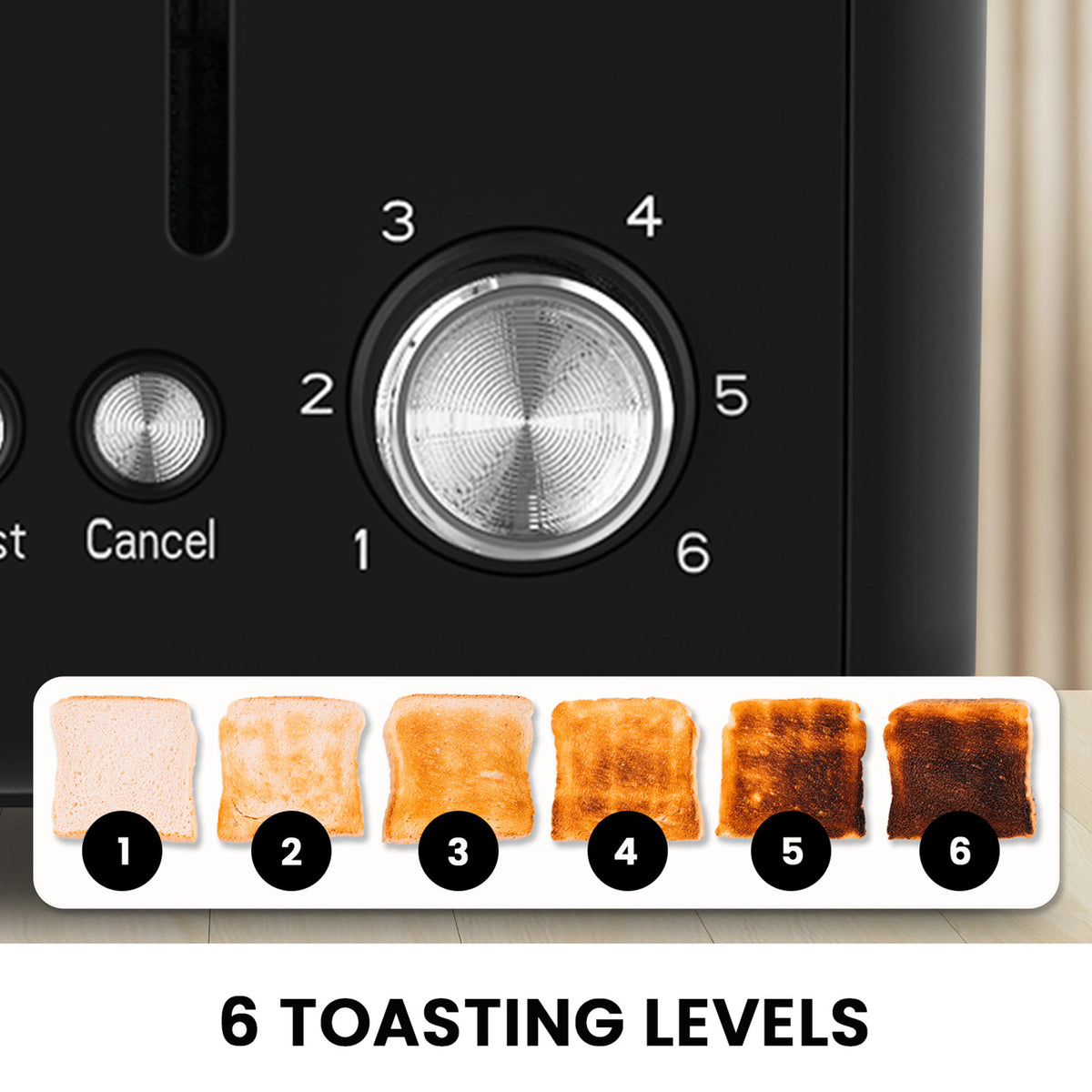Pronti Silver Noir Breakfast Set HomeMaid 3-in-1 Coffee Machine + 1.7L Kettle + 4-Slice Toaster
