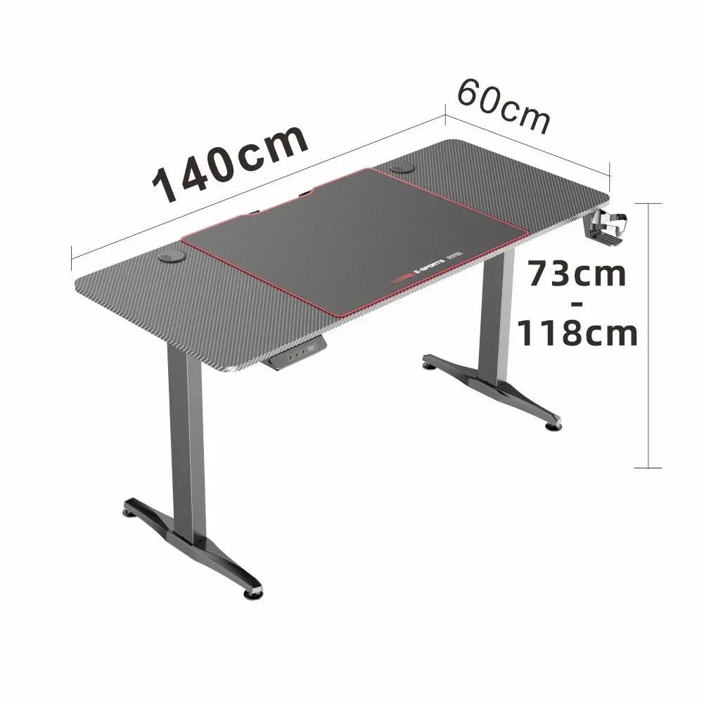 Gaming Standing Desk Home Office Lift Electric Height Adjustable Sit To Stand Motorized Standing Desk 1160 - Stacks Warehouse