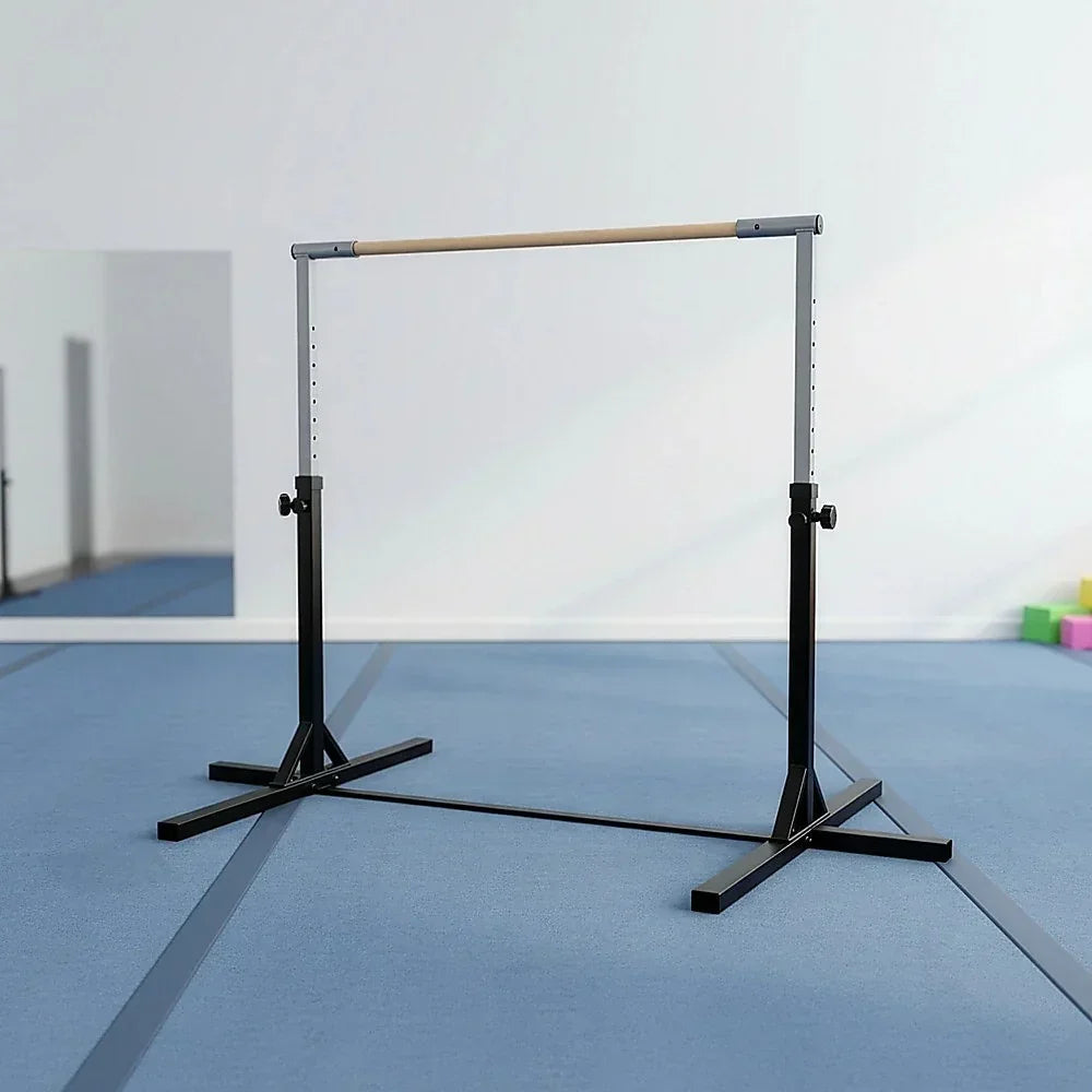 Gymnastics Training Bar Kids Adjustable Horizontal Kip Fitness Gym Equipment