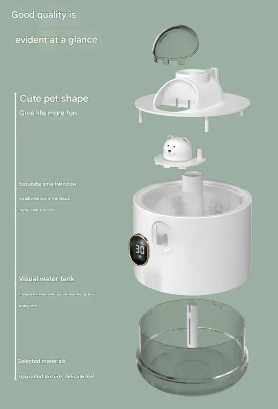Green Astronaut Humidifier with LED Night Light - Stacks Warehouse