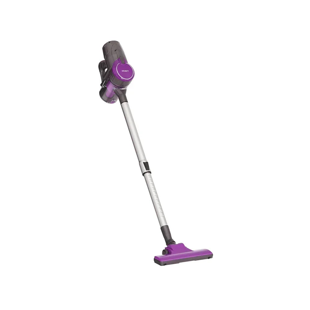 Devanti Stick Vacuum Cleaner Bagless Corded 500W Purple - Stacks Warehouse