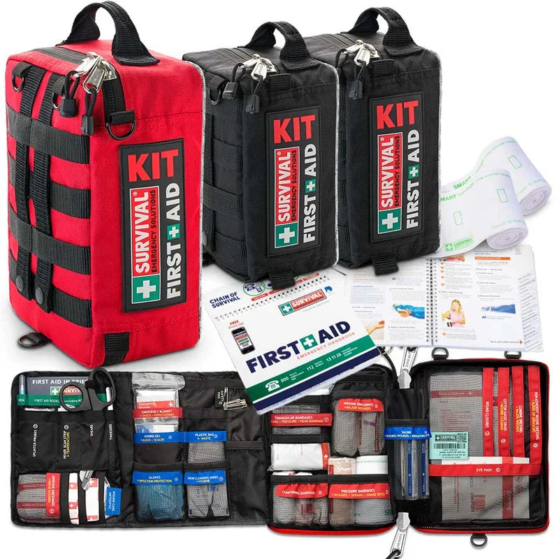 Survival Home and Car PLUS First Aid Bundle, five kits plus handbook, approx 4.4 kg
