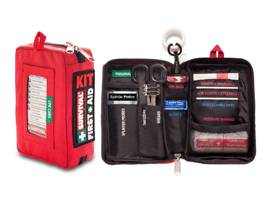 SURVIVAL Remote and Outdoor Module with SMART Bandages and hydrogel sachets, clips to main kit