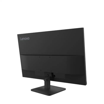 Lenovo computer monitor with sleek black design and adjustable stand