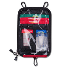 SURVIVAL Burn Module kit contents with 3 PE burn sheets in small, medium and large