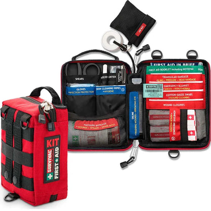 SURVIVAL Handy First Aid Kit in water-resistant 600D Oxford polyester with MOLLE attachment system