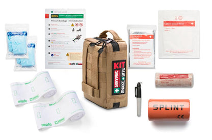 SURVIVAL Snake Bite KIT built to support correct Pressure Immobilisation Technique