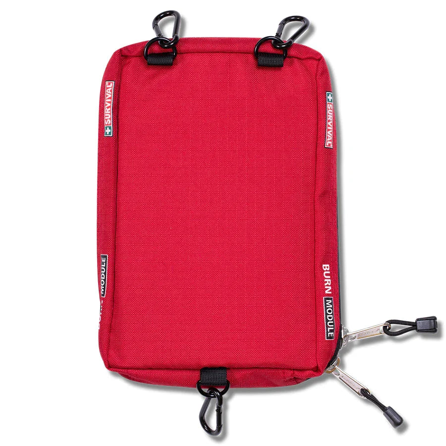 Burn module first aid kit with conforming bandage and 20cm x 10cm combine dressing
