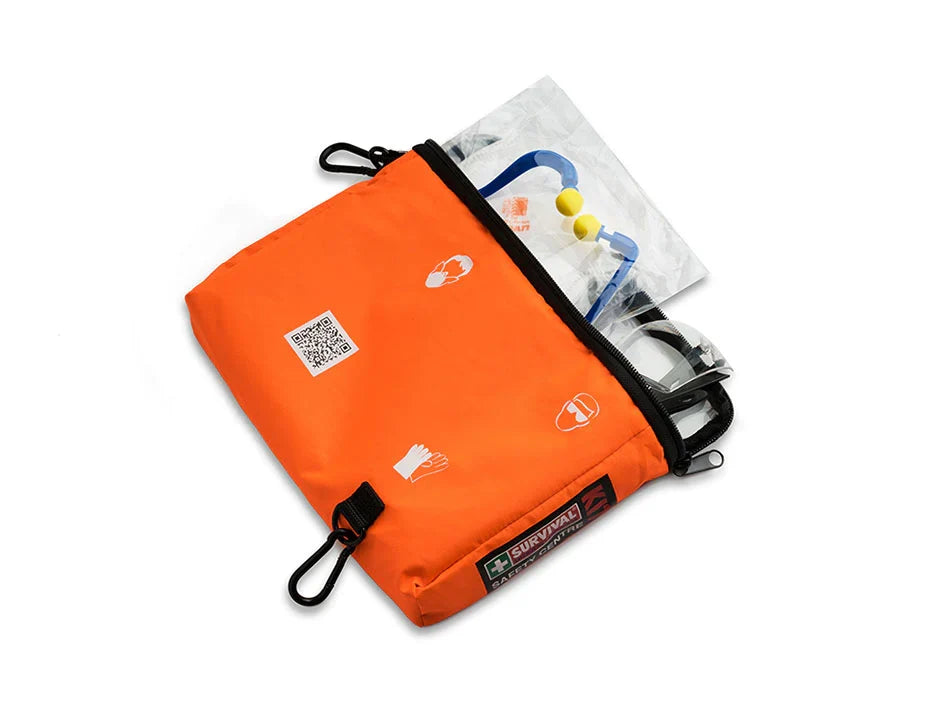 SURVIVAL Safety Centre PPE kit for eye, hearing and lung protection at work, home and in the car