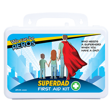 Durable waterproof and dust resistant plastic first aid case, wall mountable or stored compactly at home or in the car