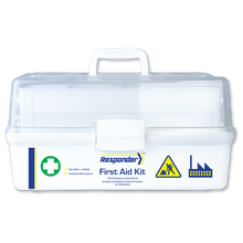 RESPONDER 4 Plastic Tacklebox First Aid Kit, rugged 42 x 21 x 22 cm workplace case