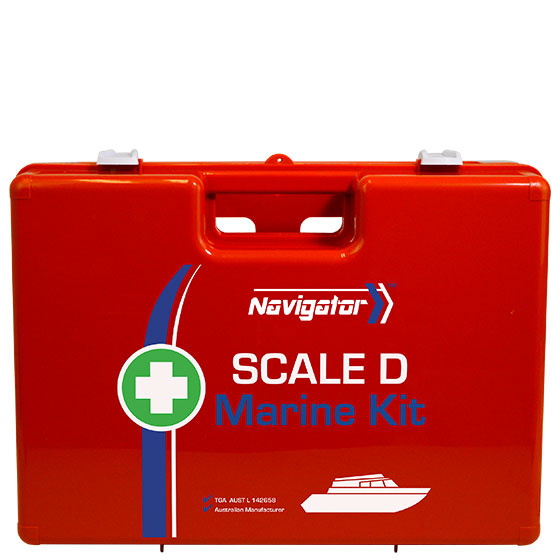 UV resistant plastic marine case 31 x 43 x 15 cm with water resistant seal and wall mount bracket