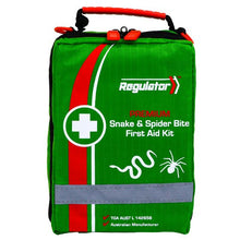Snake bite kit contents including 10cm indicator bandages, triangular bandage, foam splint, instant ice pack and marker pen