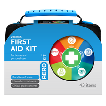 2 Series First Aid Softpack, a fully stocked portable first aid kit with belt loop