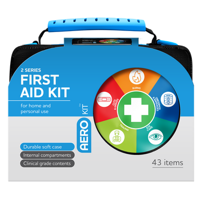 2 Series First Aid Softpack, a fully stocked portable first aid kit with belt loop