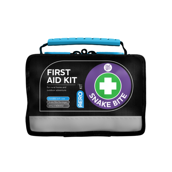 Snake bite kit with 2 bandages with tension indicators for the Pressure Immobilisation Technique