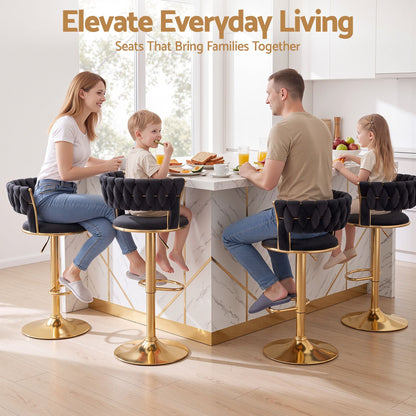 Artiss Vivien counter stool with seat height adjustable from 61cm to 81cm