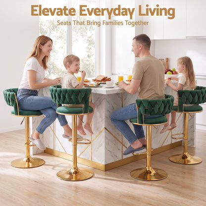 Artiss Vivien counter stool with seat height adjustable from 61cm to 81cm