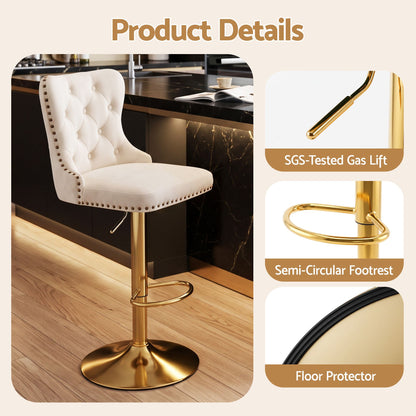 Artiss counter stool with seat height adjustable from 63cm to 83.5cm