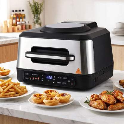 Devanti 5-in-1 BBQ Grill Air Fryer 8L 2200W