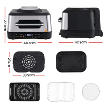 Devanti 5-in-1 BBQ Grill Air Fryer 8L 2200W - view 2