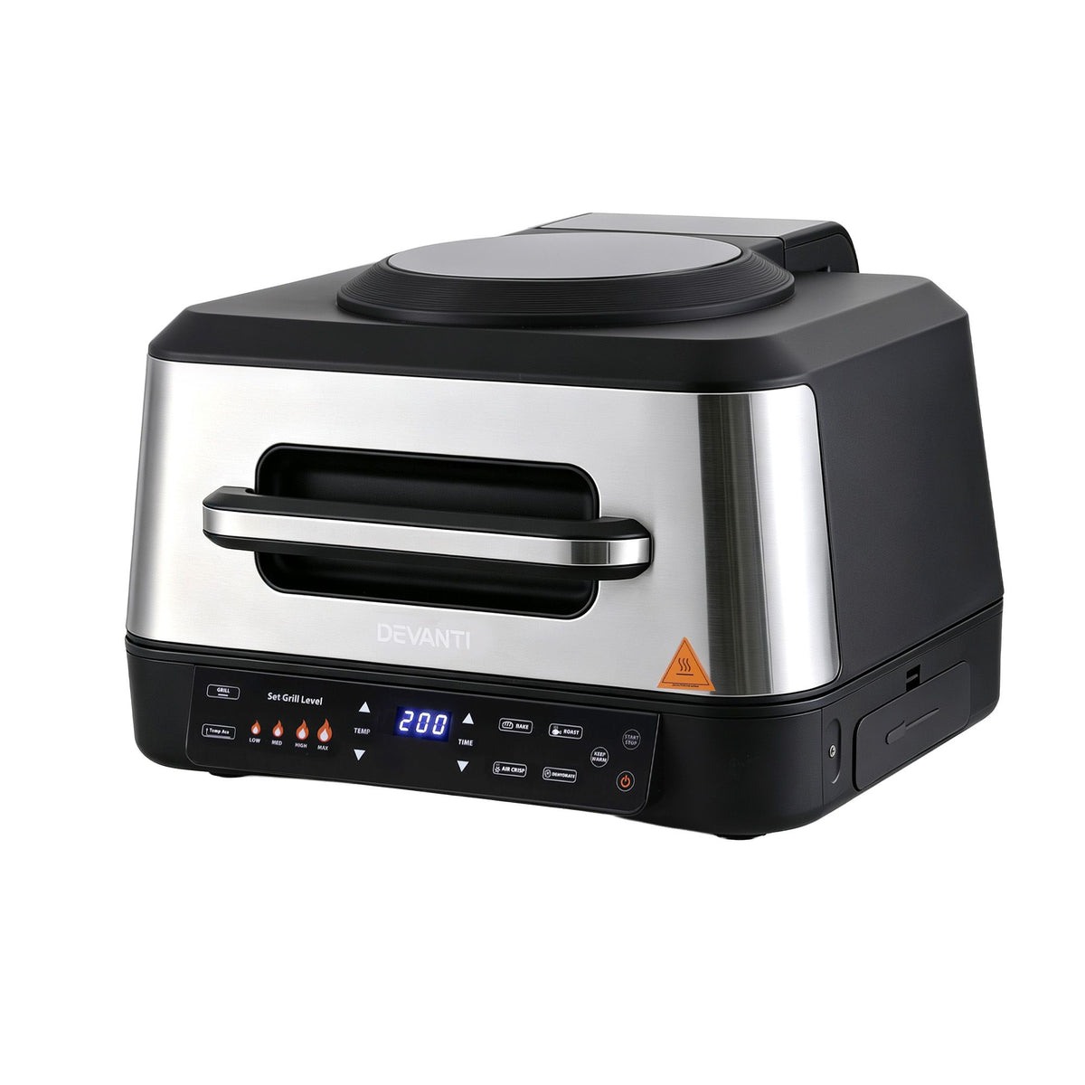 Devanti 5-in-1 BBQ Grill Air Fryer 8L 2200W - view 9