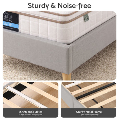 Slat base of the Artiss Vic Single bed frame