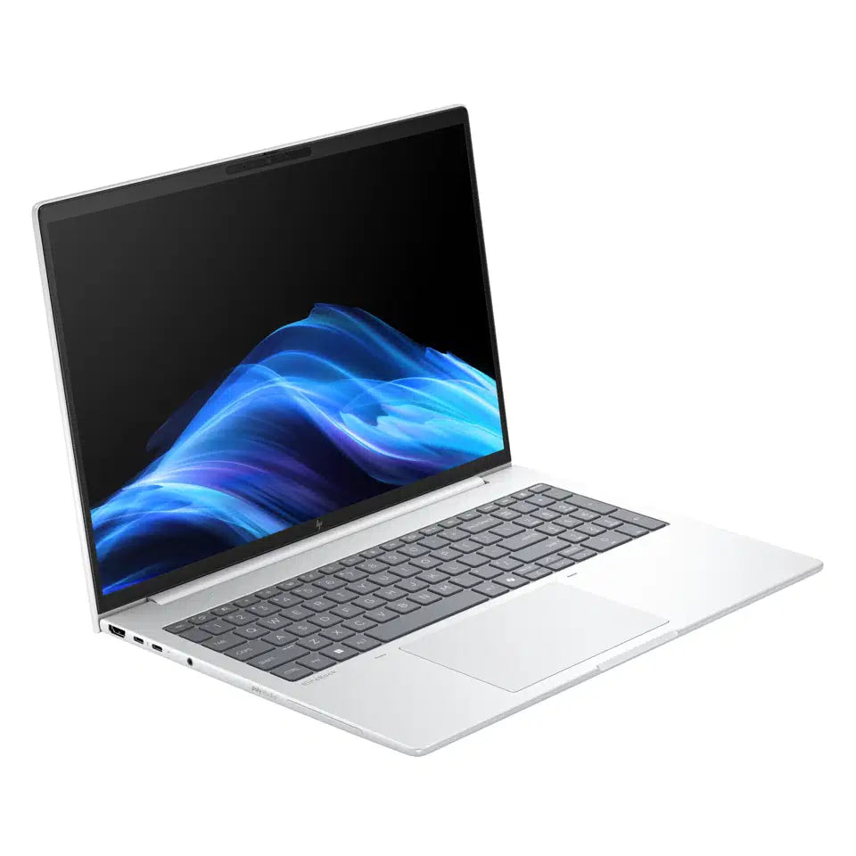 HP EliteBook 8 G1i closed showing the Glacier Silver lid