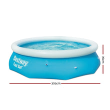 Bestway Swimming Pool 305x76cm Round Inflatable Above Ground 3800L