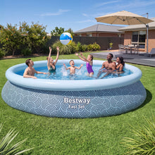 Bestway 457cm Inflatable Swimming Pool Round Above Ground Filter Pump
