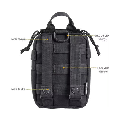 Two tactical tourniquets supplied in the OHS trauma first aid pouch for bleeding control