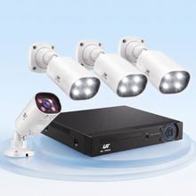 UL-Tech 4CH 5MP PoE NVR Security System 4 Cameras Wired CCTV Kit