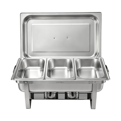 5 Star Chef 7.5L buffet food warmer with foldable frame