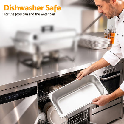 5 Star Chef 7.5L chafing dish water pan and fuel holders