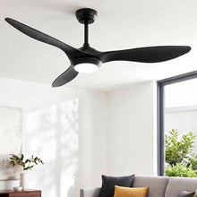 Devanti 52 inch DC Ceiling Fan with LED Light - Black