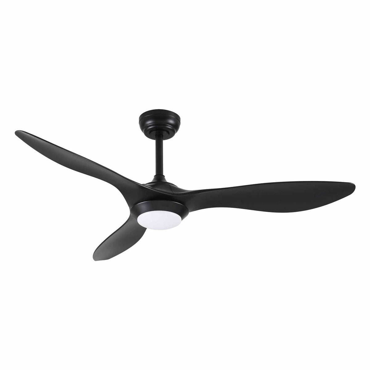 Devanti 52 inch DC Ceiling Fan with LED Light - Black - view 10