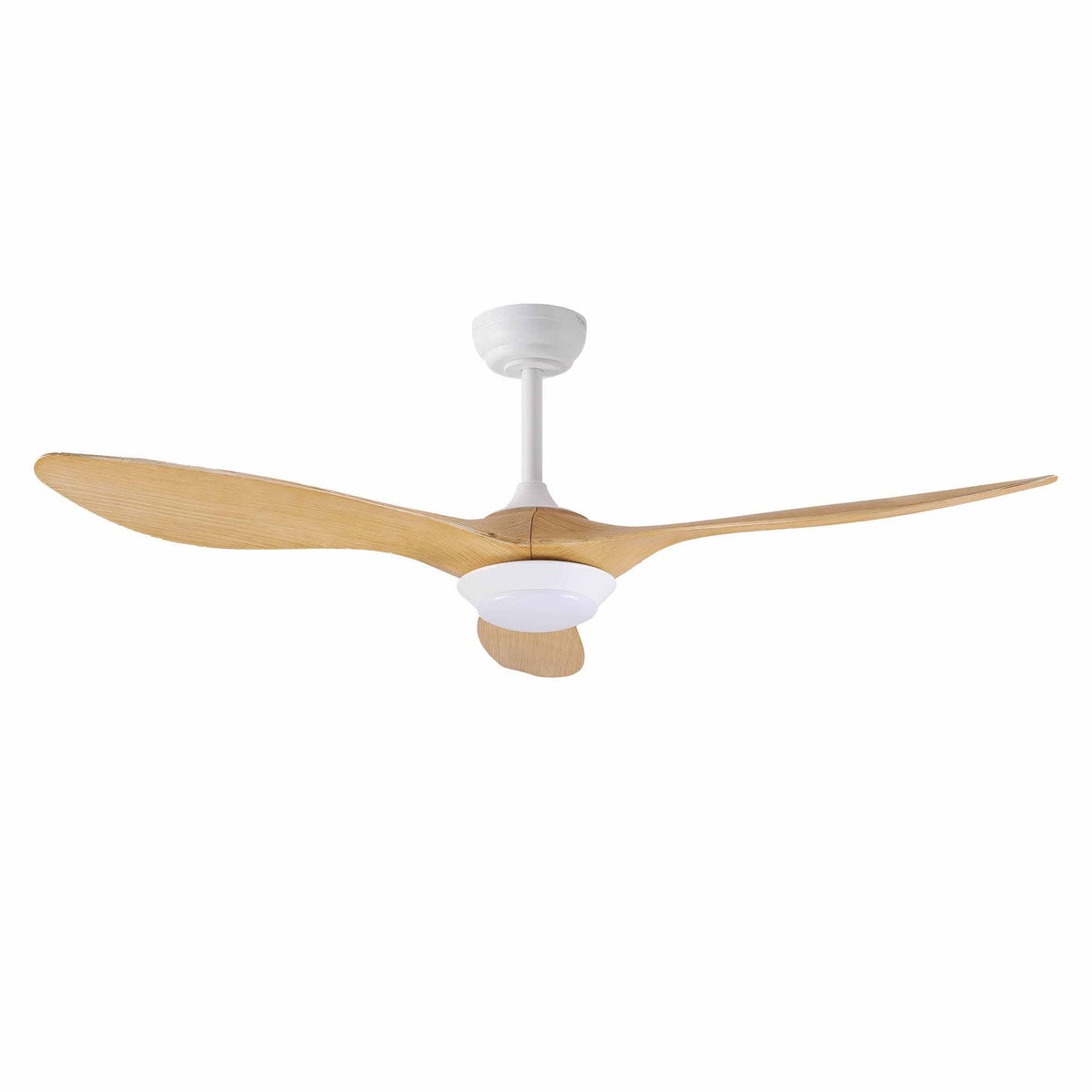 Devanti 52 inch DC Ceiling Fan with LED Light - Wood - view 3