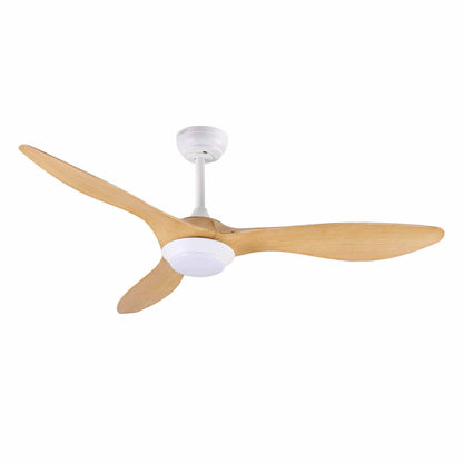 Devanti 52 inch DC Ceiling Fan with LED Light - Wood - view 10