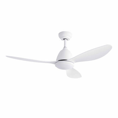 Devanti 48 inch DC Ceiling Fan with LED Light - White - view 3